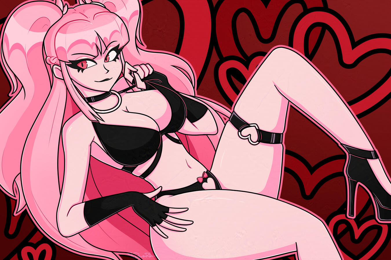 Valentine's Rhea Mousepad